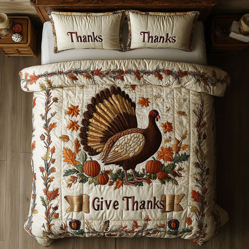 Autumn Turkey Harvest WN0708002CL Duvet Cover Set