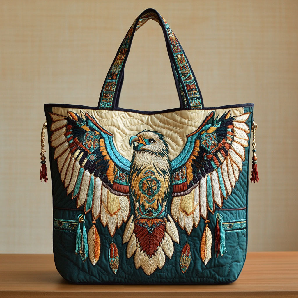 Native Eagle CW0901010CL Quilted Tote Bag