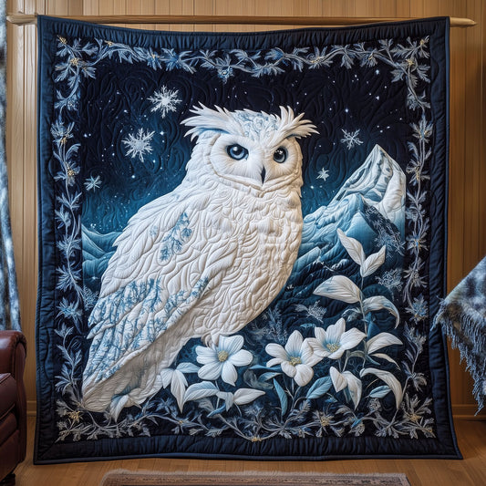 Majestic Snow Owl XK0410001CL Quilt