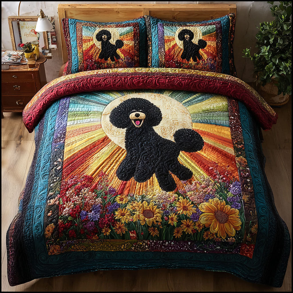 Poodle Joy CW2908028CL Duvet Cover Set