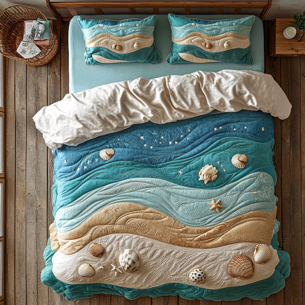 Coastal Ripple CP0508056CL Duvet Cover Set