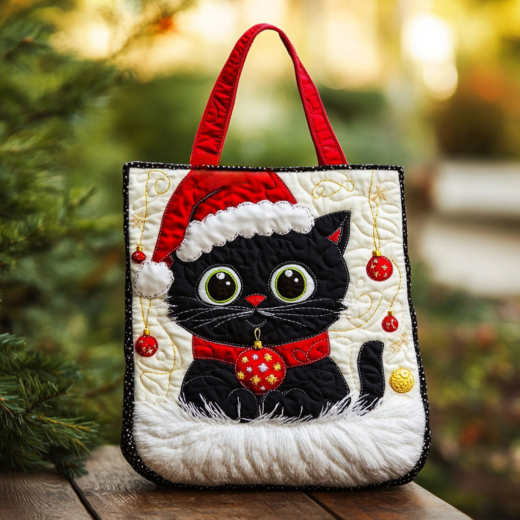 Black Cat Spark WN0410013CL Quilted Tote Bag
