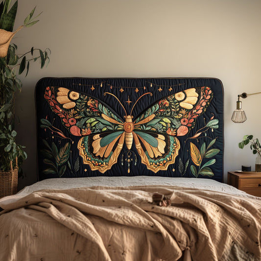 Celestial Mandala Butterfly KL1612002CL Quilted Headboard Slipcover