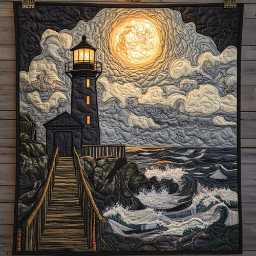Moonlit Lighthouse WY0508047CL Quilt