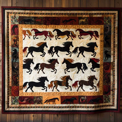 Horse Native American WJ1909010CL Quilt