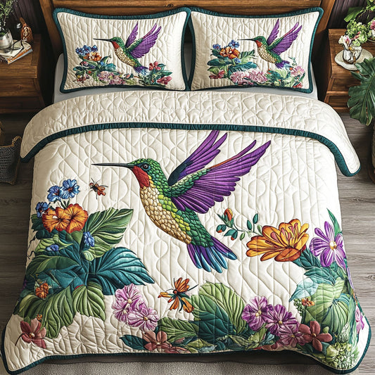 Flower Hummingbird WJ1703030CL Duvet Cover Set