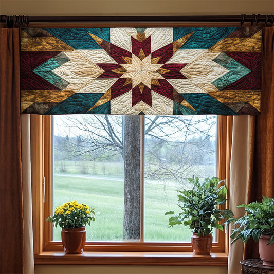 Native Pattern WX1305030CL Quilted Valance