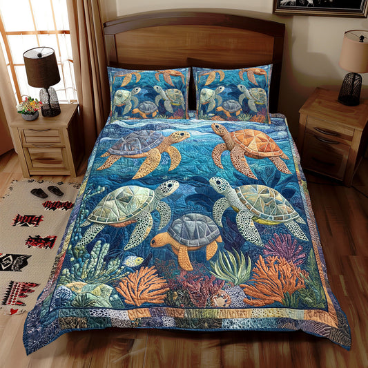 Turtle Sea WX2111089CL Duvet Cover Set