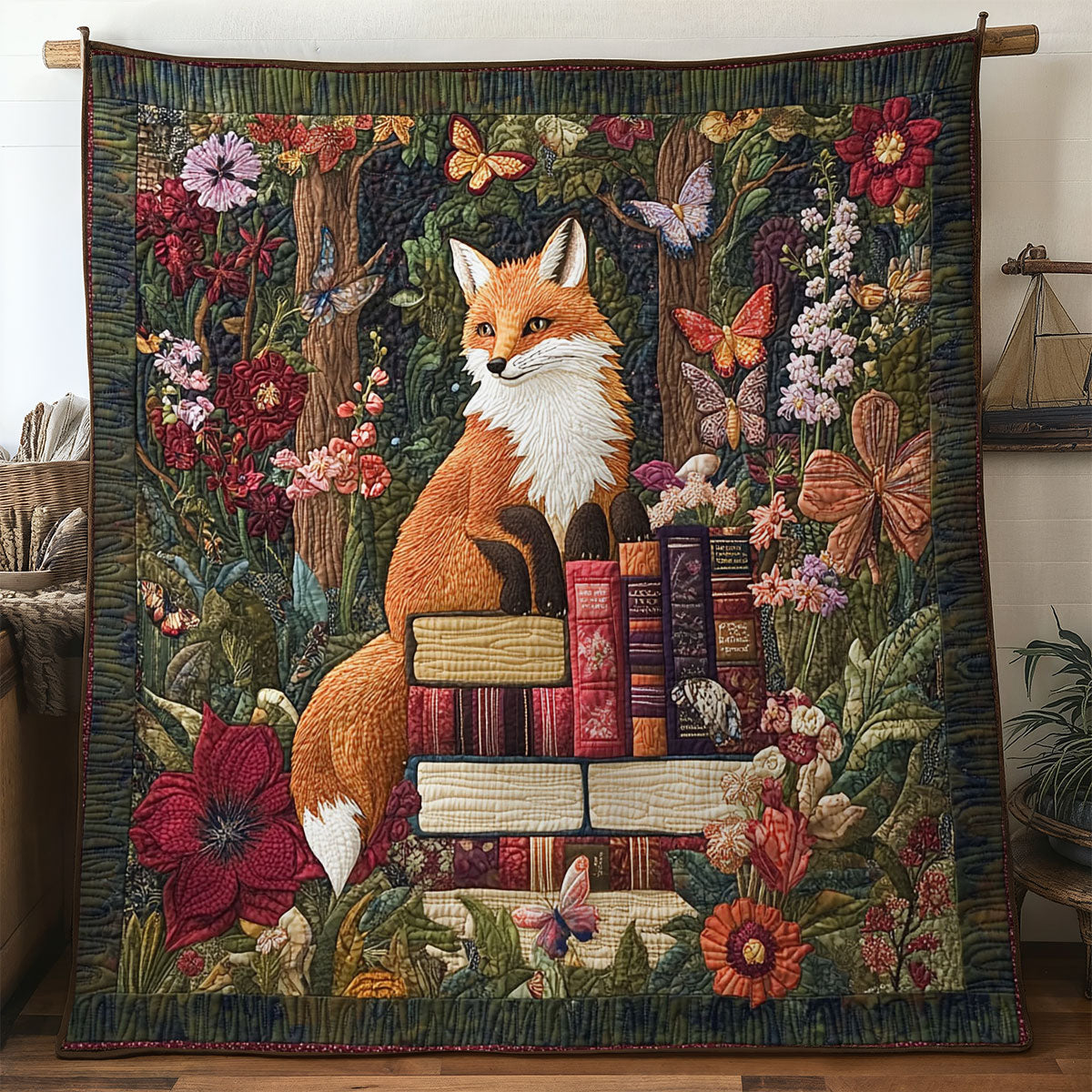Cottage Fox WN0807015CL Quilt
