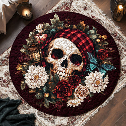 Shadow Skull WN1308110CL Quilted Round Mat