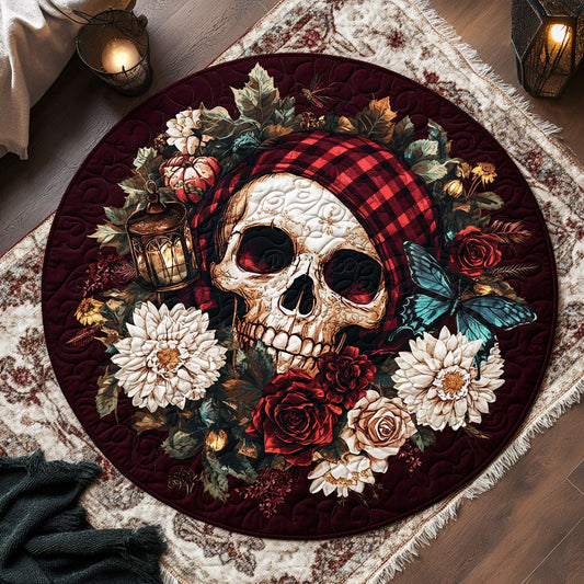 Shadow Skull WN1308110CL Quilted Round Mat