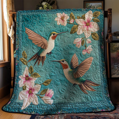 Hummingbird And Beautiful Magnolia WY2003068CL Quilt