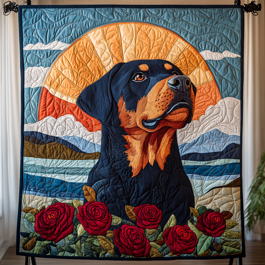 Canine Sunset Harmony YR0801008CL Quilt