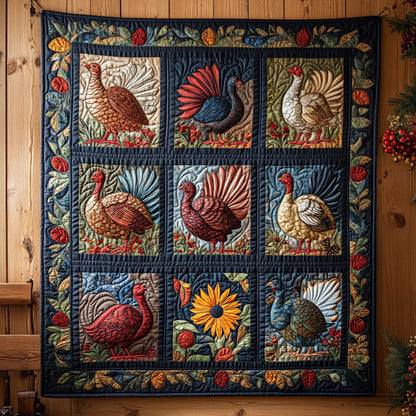 Turkey Blessings Trail WN0708107CL Quilt