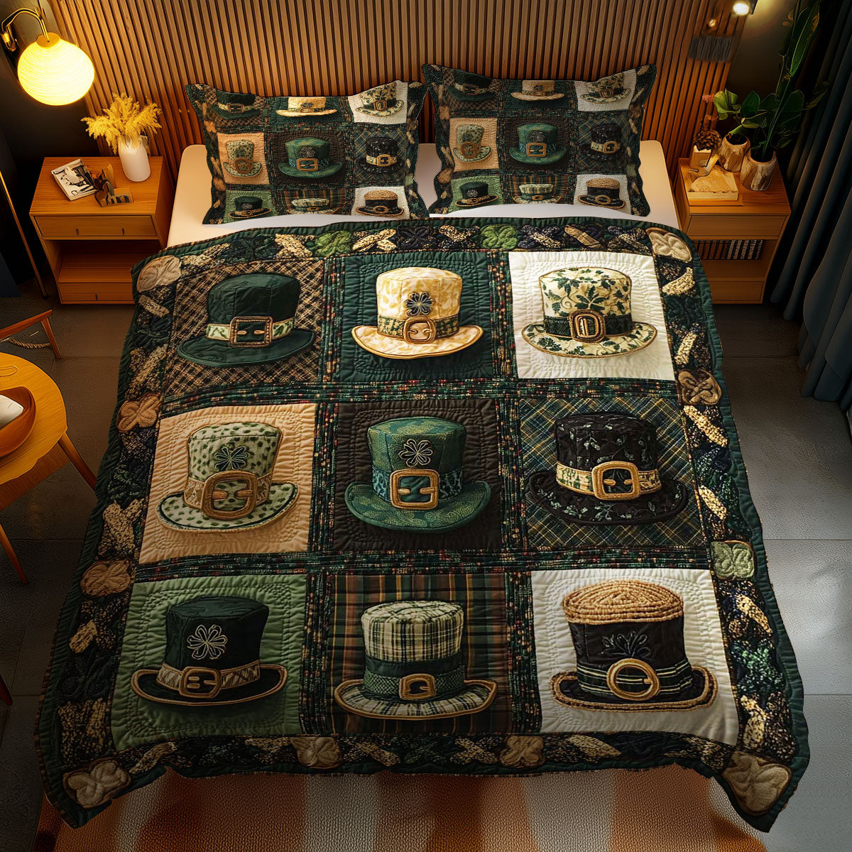 Shamrock Hat Delight WN3112067CL Duvet Cover Set
