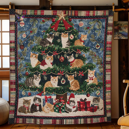 Cat Christmas Purrs WN1610063CL Quilt