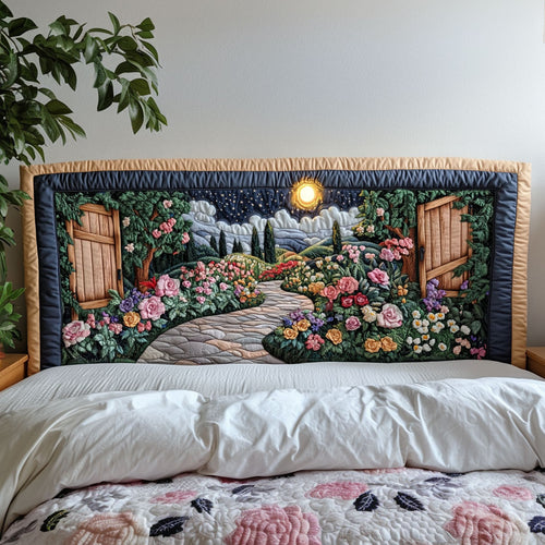 Fairy Garden Moonlight KL2512029CL Quilted Headboard Slipcover
