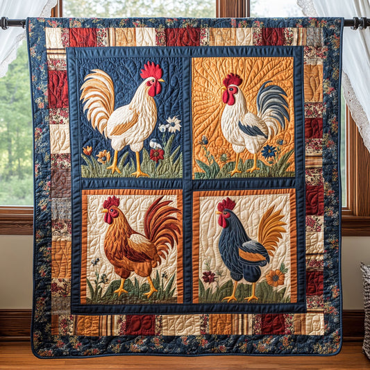 Four Roosters WY2708005CL Quilt