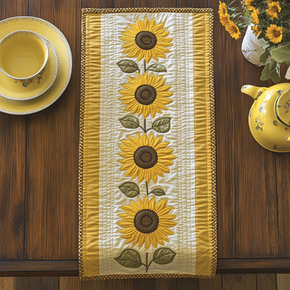 Sunflower Melody CP0606019CL Quilted Table Runner