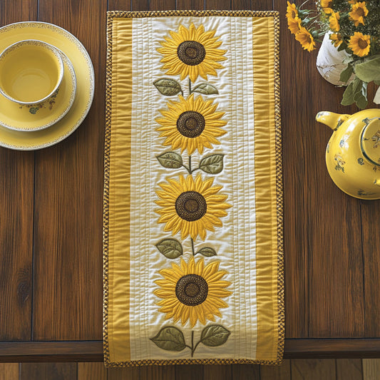 Sunflower Melody CP0606019CL Quilted Table Runner