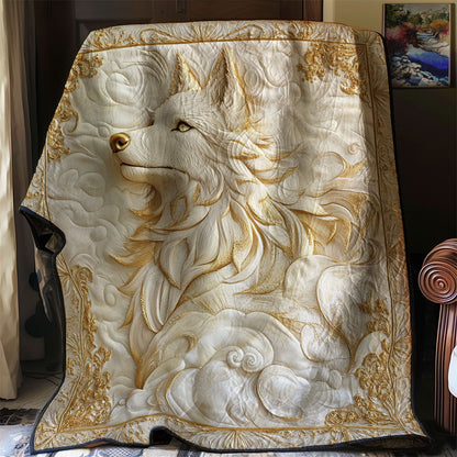 Fierce White Wolf WJ3112015CL Quilt