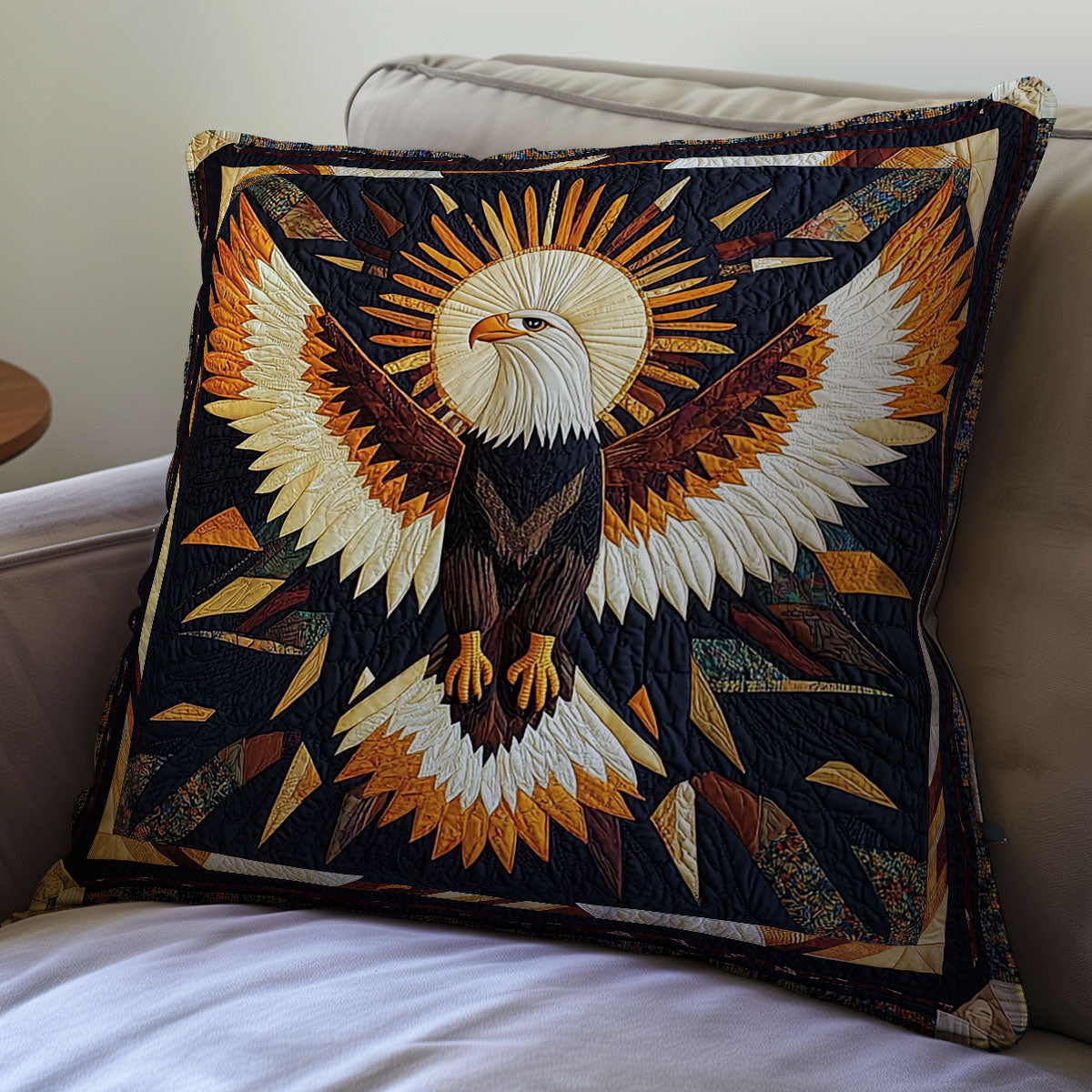 Spirit Eagle Embrace WX2512146CL Quilt Pillow Case