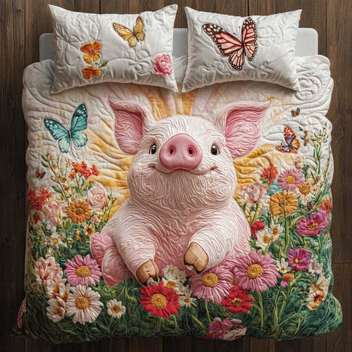 Cute Pig CQ1705039CL Duvet Cover Set