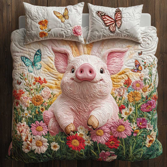 Cute Pig CQ1705039CL Duvet Cover Set