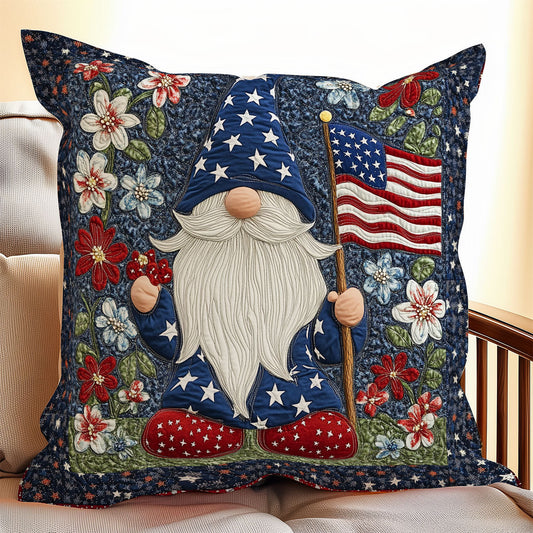 Cheerful Gnome WX1306061CL Quilt Pillow Case