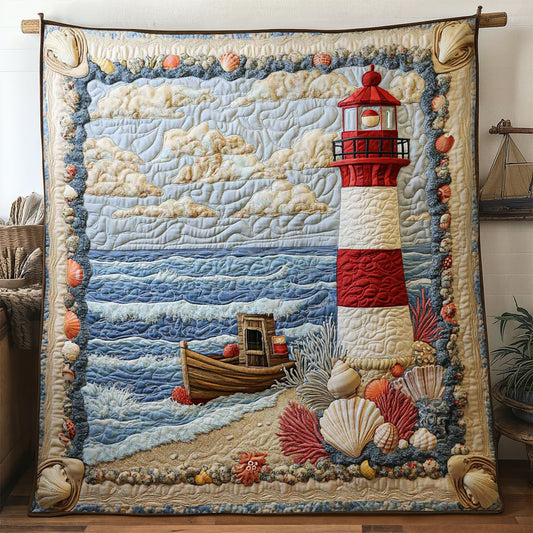 Waves And Lighthouse WN1804058CL Quilt