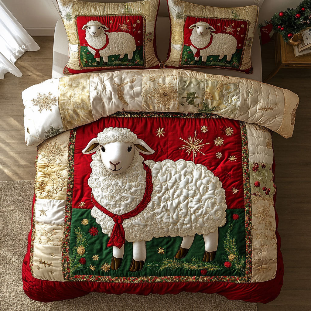 Christmas Dream Sheep WN3010008CL Duvet Cover Set
