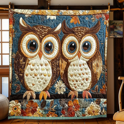 Vintage Owl WJ1012037CL Quilt