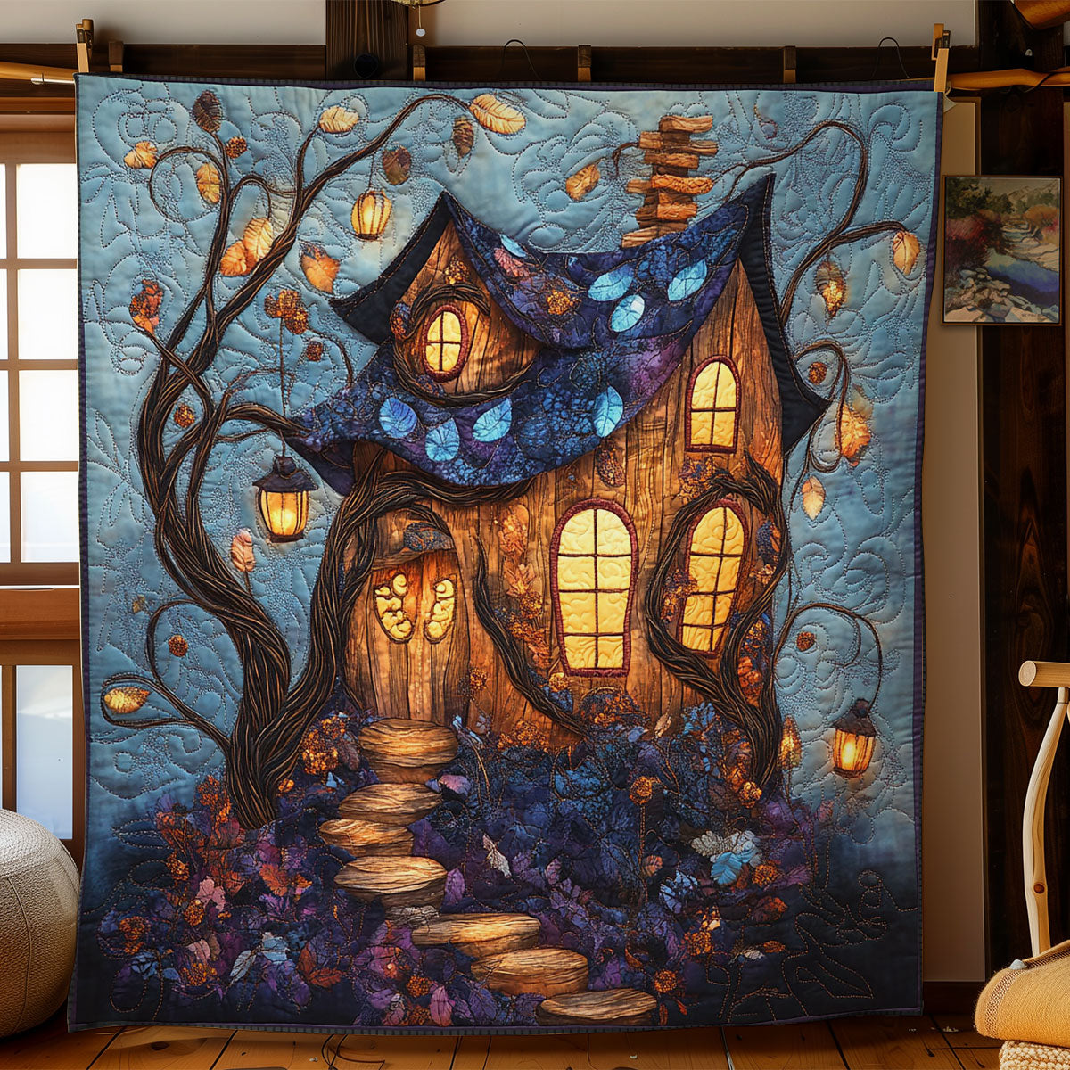 Pumpkin Pathway Magic WN1507079CL Quilt