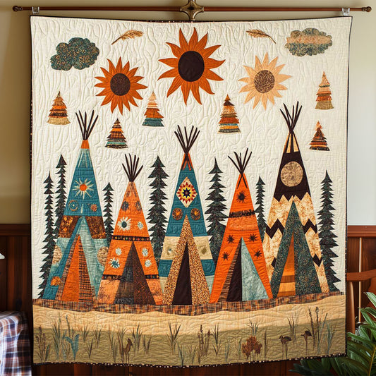 Tipi Tent Native American WP1112006CL Quilt