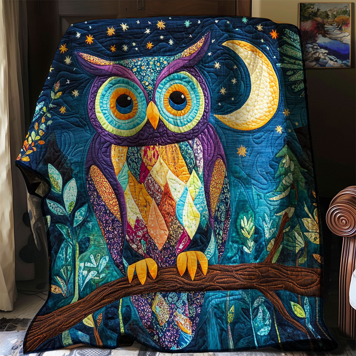 Dreamy Forest Owl WJ2403006CL Quilt