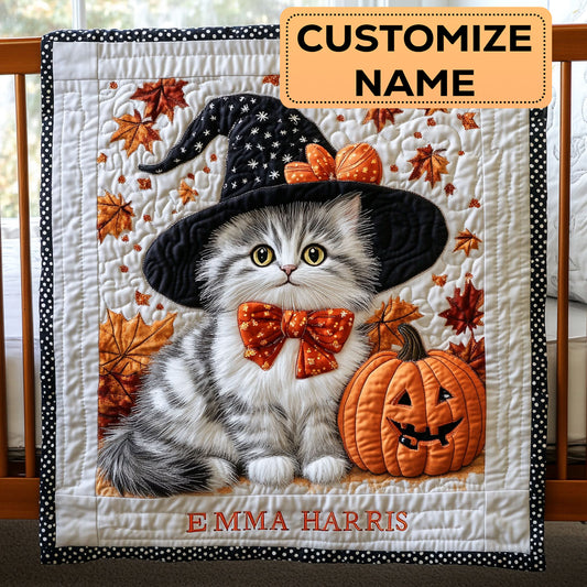 Magic Kitty CW3007009CL Personalized Baby Quilt