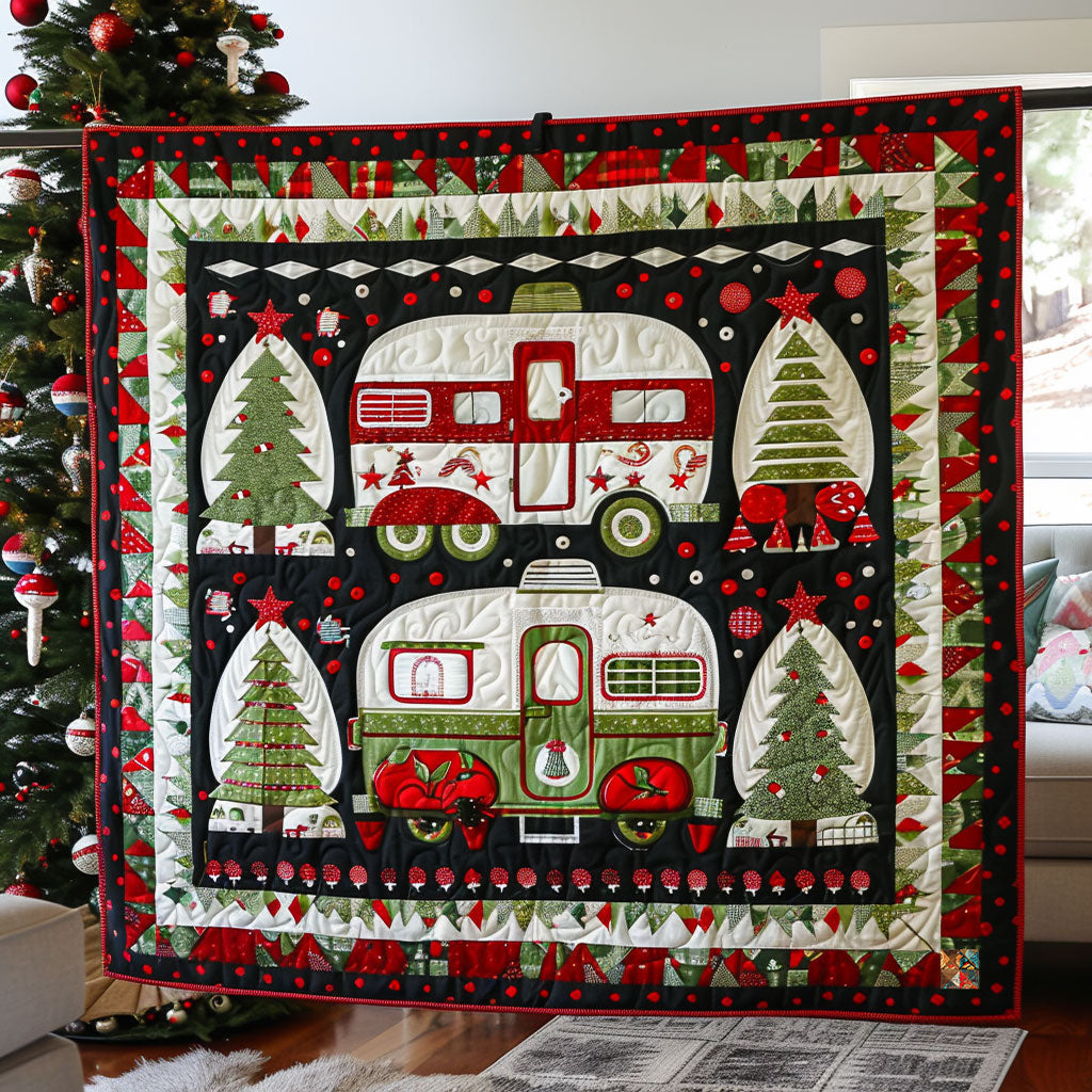 Christmas Camper Van WJ1810006CL Quilt