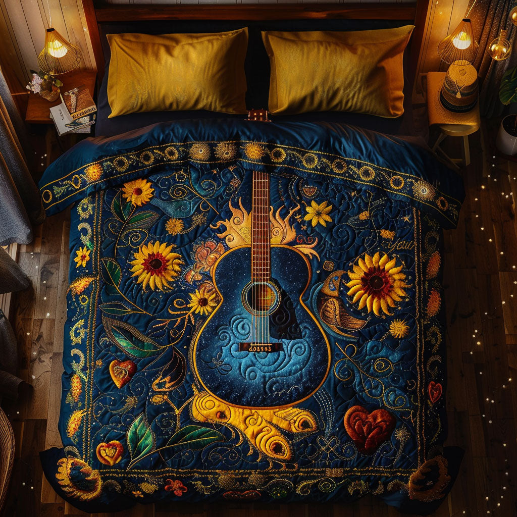 Midnight Melody Bloom WY2406052CL Duvet Cover Set