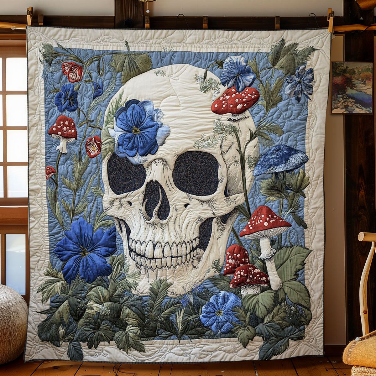 Skullcap Shadows WN1607043CL Quilt