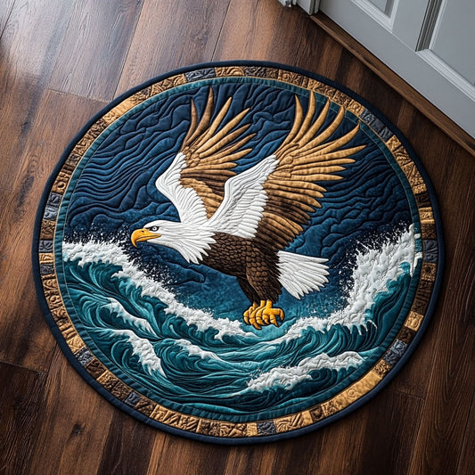 Majestic Flight CM0406043CL Quilted Round Mat