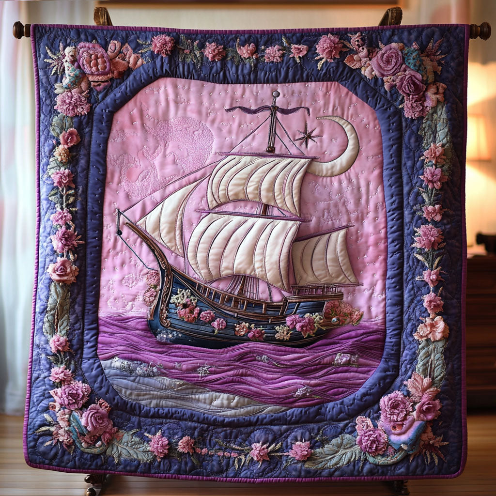 Rose Voyage WY0705020CL Quilt