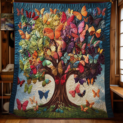 Butterfly Tree Of Life WY2312011CL Quilt