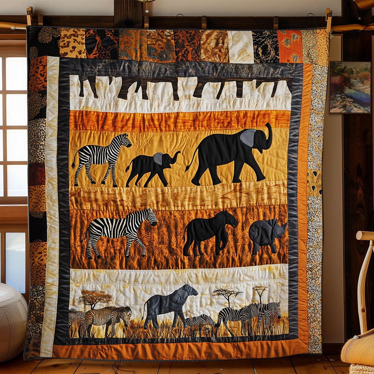 Africa Safari WY0303007CL Quilt
