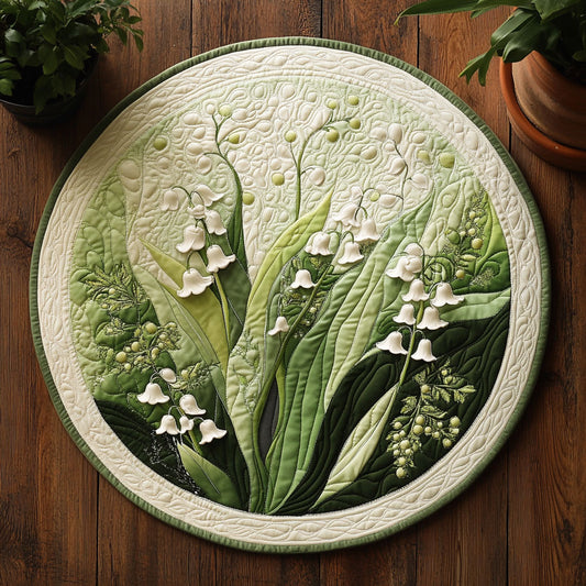 Lily Garden CW2105352CL Quilted Round Mat