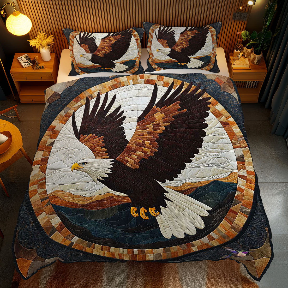 Native American Eagle WP0412011CL Duvet Cover Set