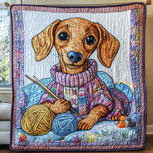 Dachshund WT1810014CL Quilt