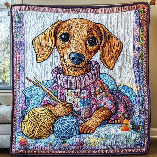 Dachshund WT1810014CL Quilt