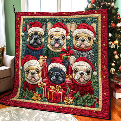 French Bulldog Wishes CW1411057CL Quilt