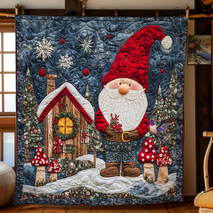 Christmas Forest Gnome WN0512058CL Quilt