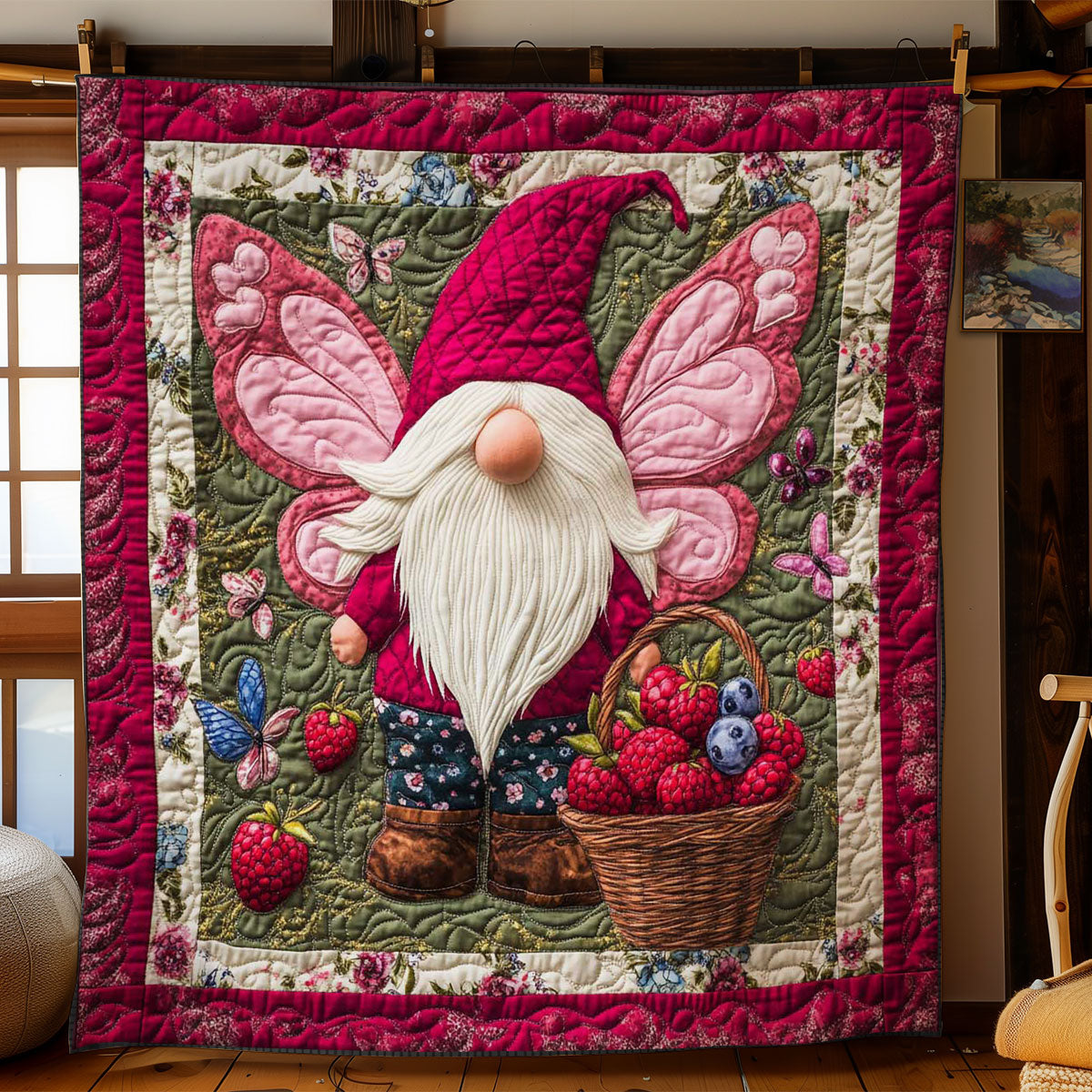 Gnome Cupid WN0801045CL Quilt